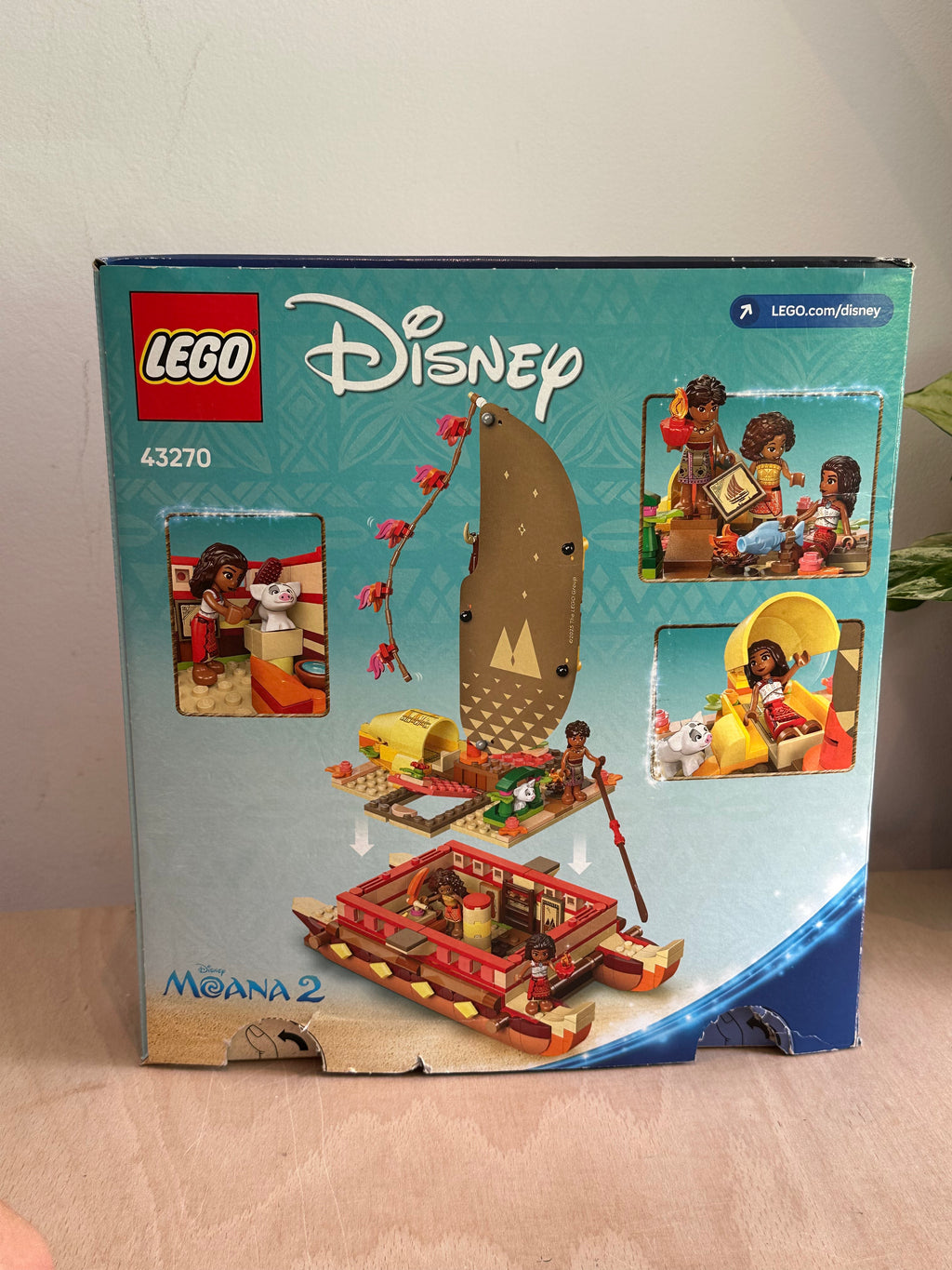LEGO® 43270 Moana's Adventure Canoe