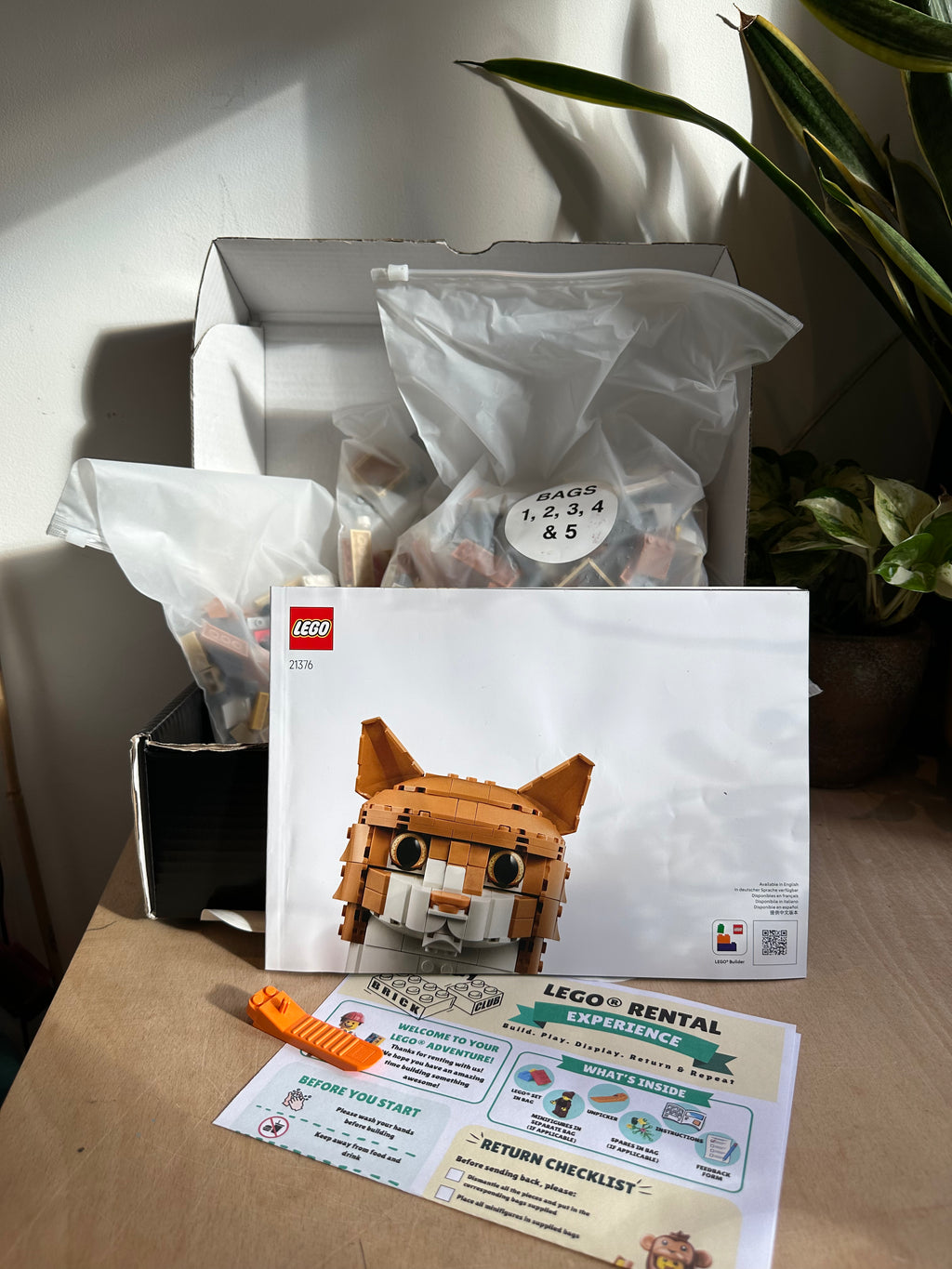 LEGO® 21376 Ideas - Orange Cat