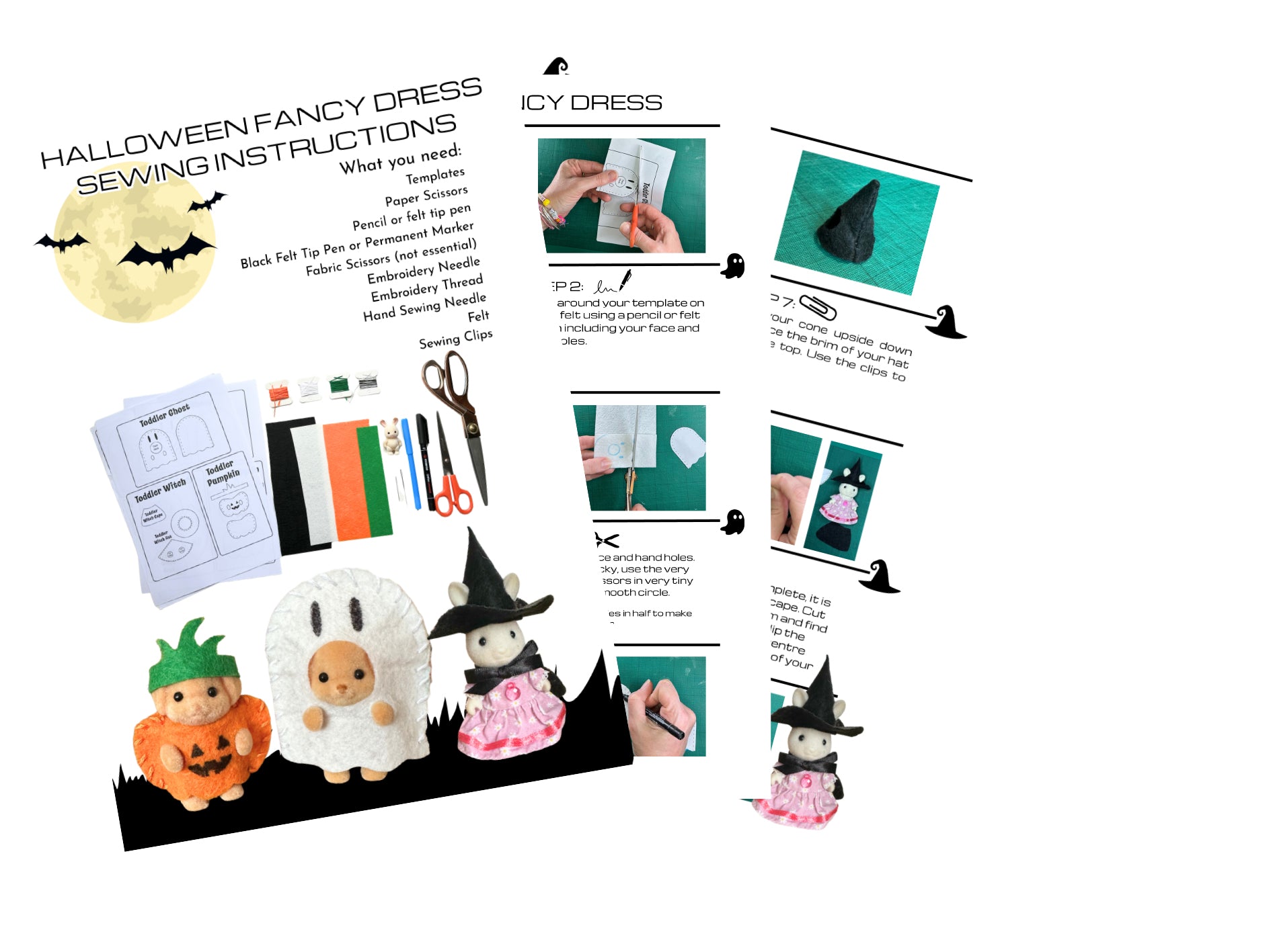 Sylvanian Families Spooky Costumes - Digital Download